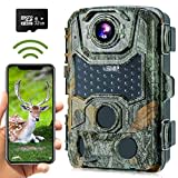 Crenova outdoor Trail Camera 4K WiFi Wildlife Camera Include 32GB SD Card 42 pcs 940nm IR LEDs and IP66 Waterproof Game Camera Bluetooth Motion Activated Night Vision Perfect Wireless transmission