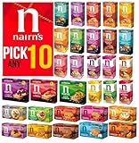 Nairn's PICK ANY 10 Gluten Free & Non-Gluten Free Oat Biscuits, Oatcakes, Crackers, Flatbreads. Flavours inc. Chocolate chip, cheese, fruit and seed, Stem Ginger, Mixed Berries, Salted Caramel Etc.