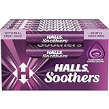 Halls Soothers Sweets, Blackcurrant 45g (Pack of 20 Lozenges)