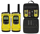 Motorola Tlkr T92 H2O PMR446 2-Way Walkie Talkie Waterproof Radio Twin Pack with Travel Case