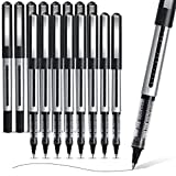 APOGO Rollerball Pens Black Ink, 16 Pack Pens Multipack 0.5mm Black Gel Pens, Quick-Drying Ink Pens, Writing Pens for Note Taking, Sketch, Bullet Journal, Black Pens for School & Office Supplies