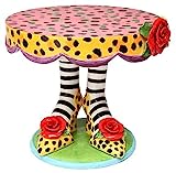 Appletree 10-Inch Sugar High Social by Babs Ceramic Cake Stand