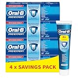 Oral-B Pro-Expert Professional Protection Toothpaste, 500 ml (125 ml x 4), Shipped in Eco-Friendly Recycled Carton