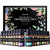 Fragrance Oils Gift Set TOP 16 Aromatherapy Premium Grade Oils Kit Fragrance Oils for Candle Making, Soap Making, Diffuser, Perfume, Bath - 10ml/Bottle