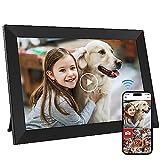 GGUA 10.1 Inch WiFi Digital Photo Frame Built in 32GB Memory, 1280x800 IPS LCD Touchscreen, Auto-Rotate and Audio, Quick and Easy Share Photos or Videos via the Frameo App, the Best Choice for Gifting