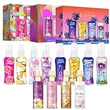 So…? Summer Escapes, Body Mist by So…? & Unique Womens Gift Sets Bundle, Body Mist Fragrance Spray (4x50ml) Pack of 3