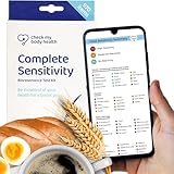 Check My Body Health | Complete Food Intolerance Test | Check for 970 Different Intolerances | Easy to Use Home Hair Strand Testing Kit & Intolerance Screening for Adults | Results in 5 Days