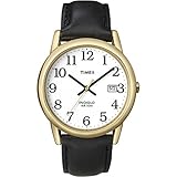 Timex T2H291 Gents Classic Watch with Black Leather Strap