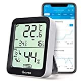 Govee Room Thermometer Hygrometer, Bluetooth Digital Indoor Humidity Meter with Smart Alert and Data Storage, Temperature Monitor for Baby Greenhouse