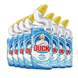 Duck Liquid Toilet Cleaner, Deep Action Gel , Marine, 750 ml, Pack of 8