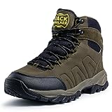 Jack Walker Comfortable Mens Walking Boots In Green Colour - Waterproof Trekking & Hiking Footwear Shoes for Men JW1985 (10 UK)