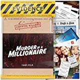 Cryptic Killers Unsolved murder mystery game - Cold Case Files Investigation Detective clues/evidence - Solve the crime - For individuals, date nights & party groups - Murder of a millionaire