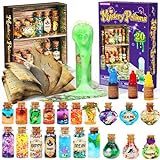 DECOHOME Mystery Potions Kit for Kids, 20 Magic Mix Wizard Potion Bottles, Craft Toys Creative Christmas Birthday Gifts for Boys & Girls Age 6 7 8 9 10+