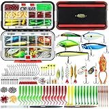 TRUSCEND Widely Used Fishing Bait Rigs Worth Ever Penny, Selected Fishing Lures & Tackle Kit for Starter Freshwater Fishing, Economic/Giftable/Premium Fishing Gear Set Available, Perfect Fishing Gifts