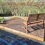 DIY Decking Kit (4x2-3m x 3m, Rustic Brown)